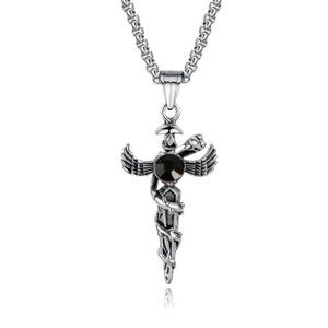 ❤️Stainless steel cross pendants necklace for women/men, N90201P204